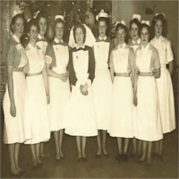 Medical Ward - Christmas 1959, Lewis Hospital