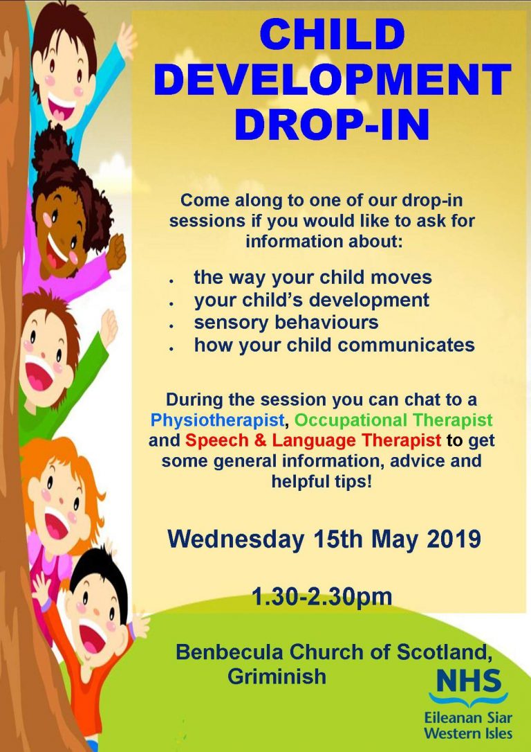 Child Development DropIn sessions come to the Uists NHS Western