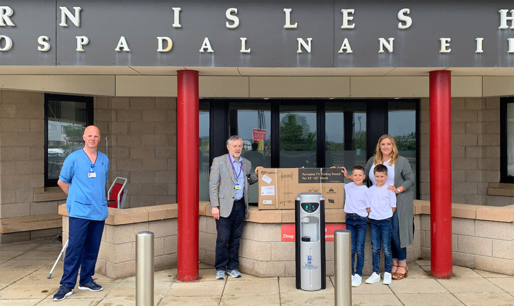 Kind donation to Western Isles Hospital