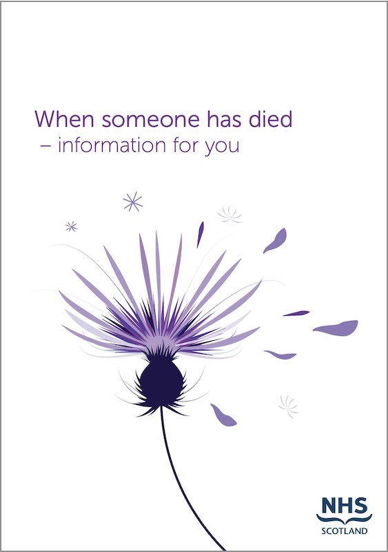 When someone has died booklet