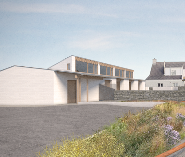 Design: Wellbeing and Laundrette exterior